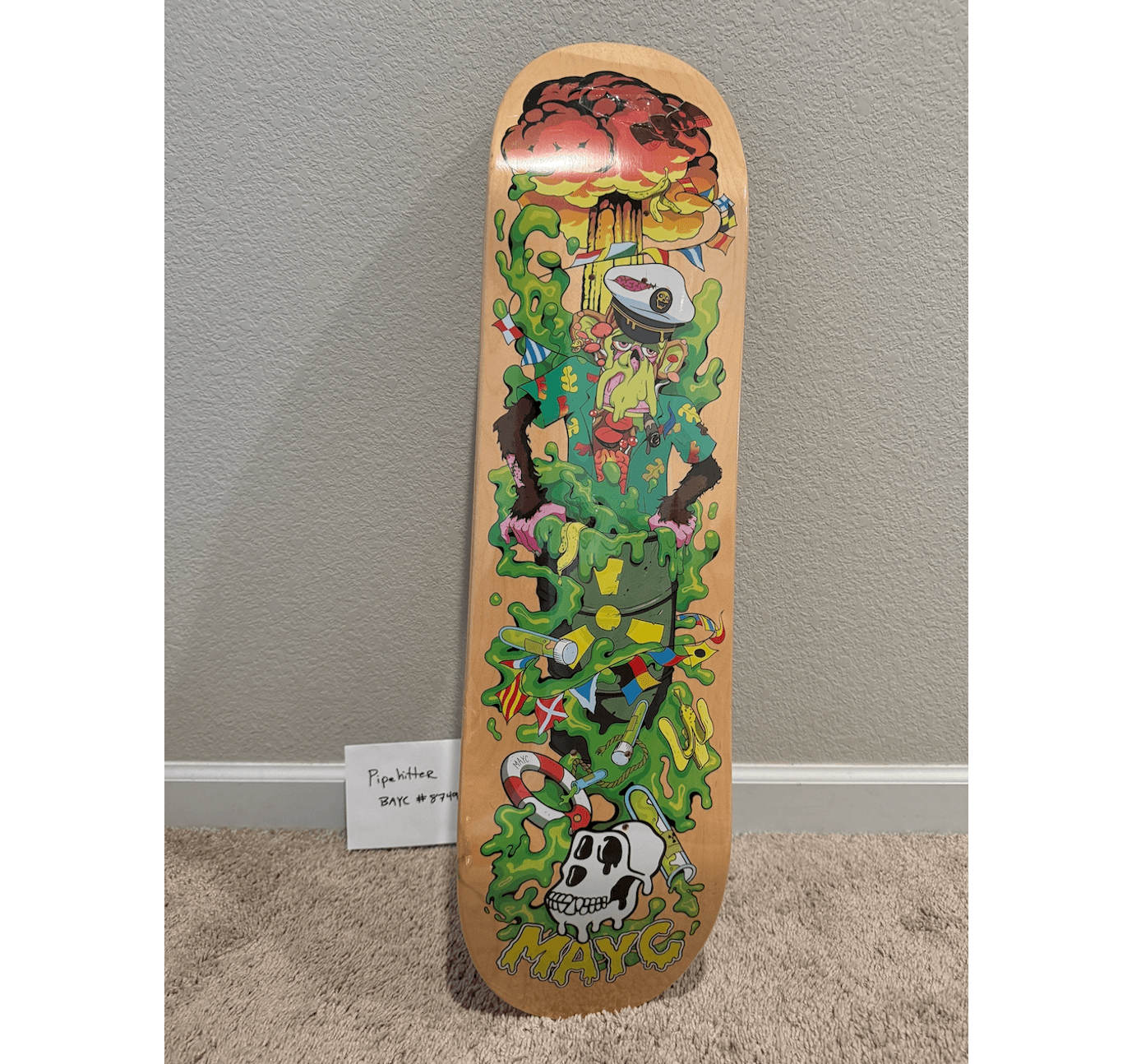 MAYC Skate Deck - NEW still in shrink-wrap.