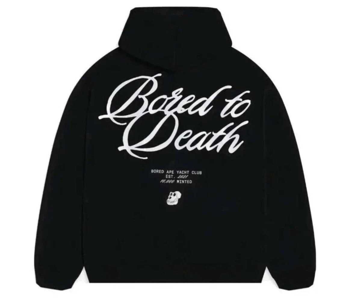 Medium | Hoodie - BORED SCRIPT HOODIE