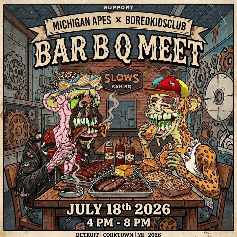 MICHIGAN APES BBQ