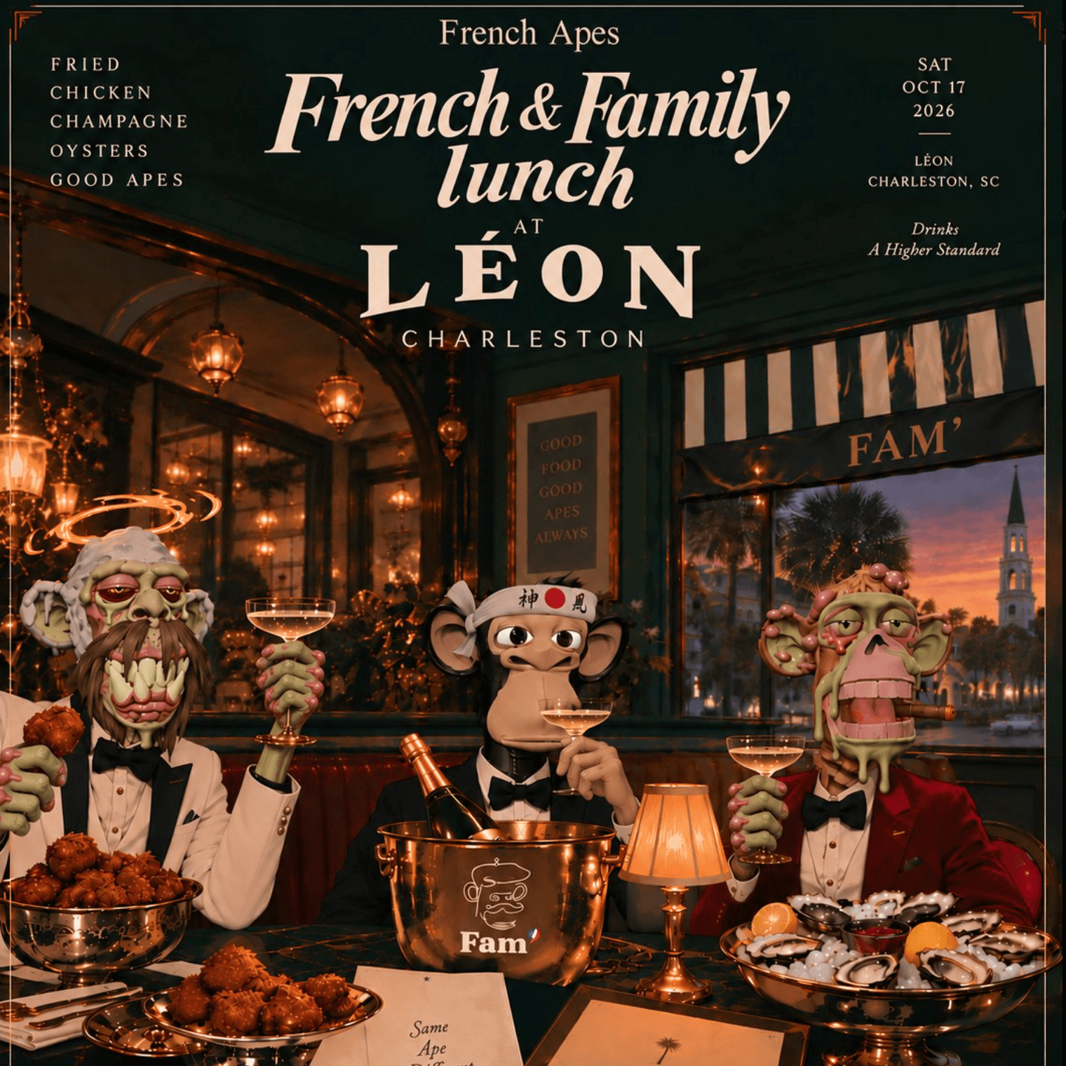 🥂French & Family - Bubbles & Fried Chicken 🍗